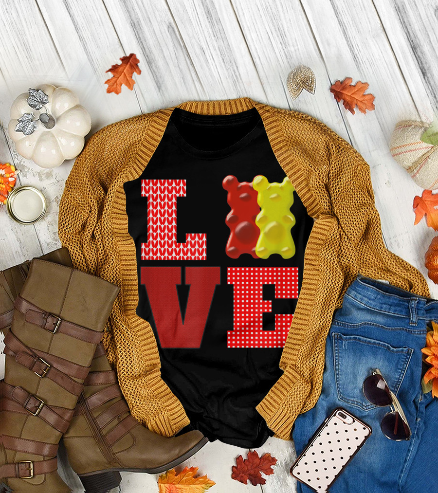 LOVE Gummy Bears Gummy Bear T-Shirt