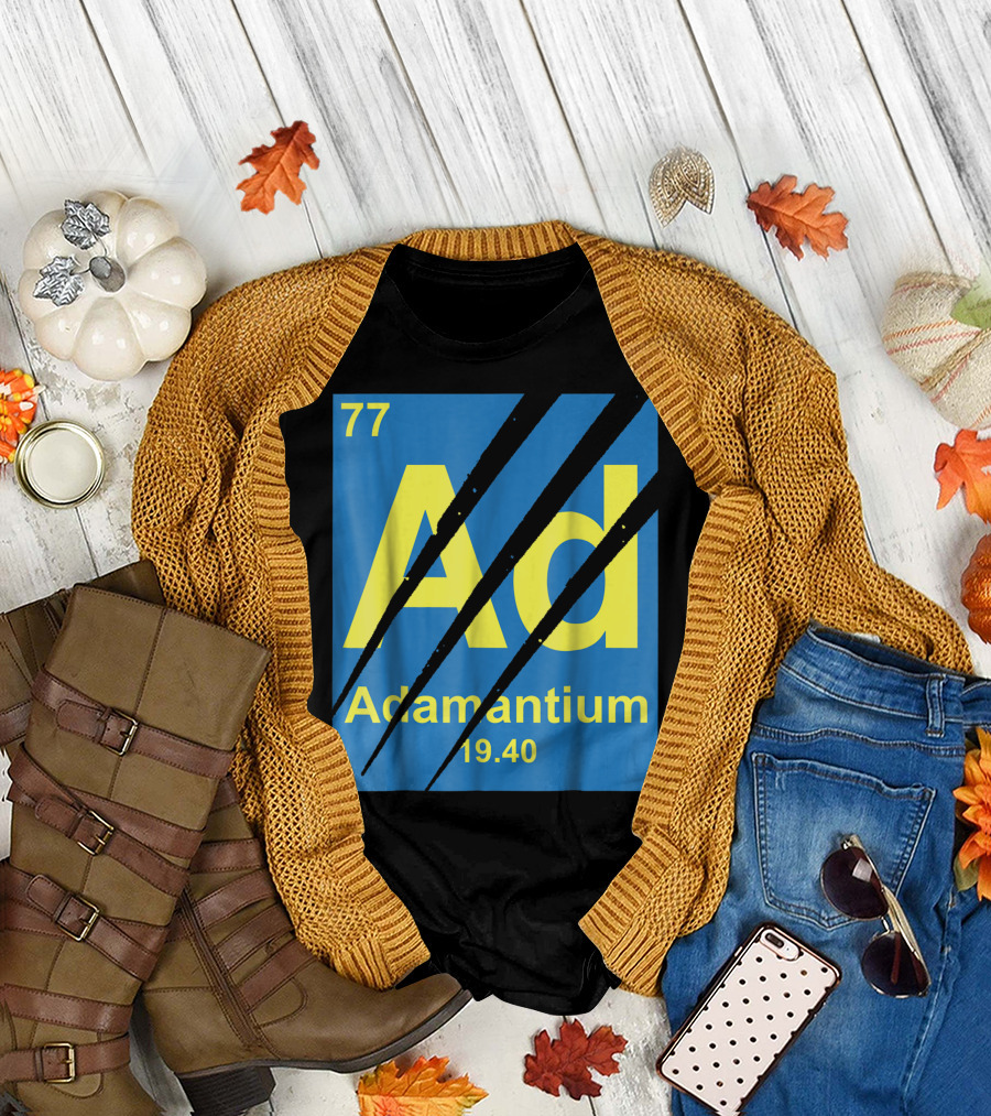 Adamantium Element 77 Wolverine Claws Marvel Inspired T-Shirt