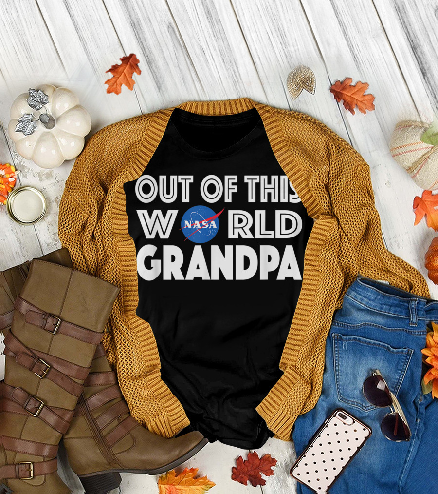 Out Of This World NASA Grandpa T-Shirt