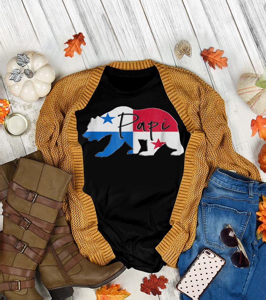 Papi Bear Panama Flag T-Shirt