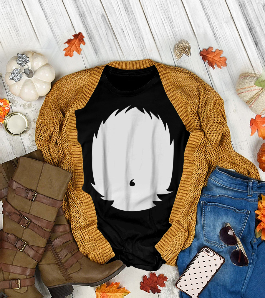 Skunk Cat Panda DIY Halloween Costume Animals Belly T-Shirt