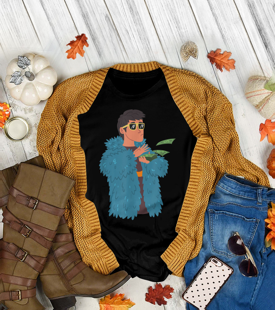 Wall Street Bets Wallstreetbets Tendies Money Meme Character T-Shirt