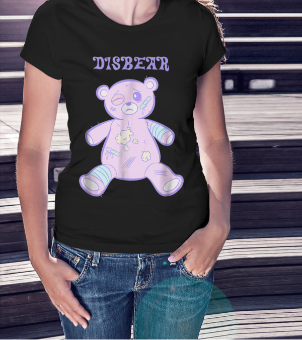 Disbear Yami Kawaii Bear In Despair T-Shirt