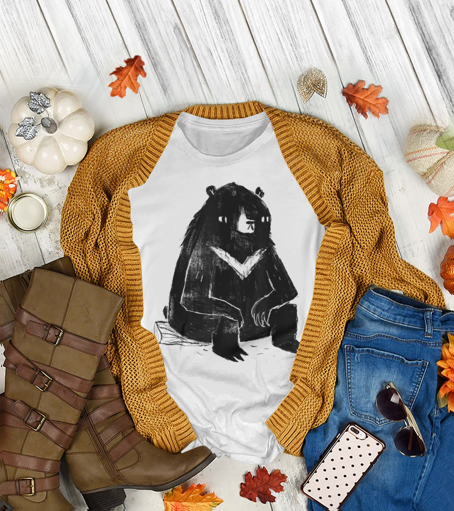 Existential Black Bear Moon Bear Sun Bear T-Shirt