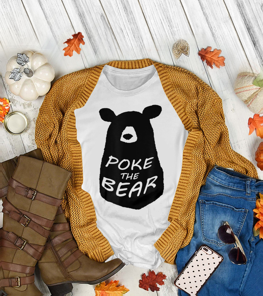 Poke The Bear Bear Silhouette Vintage T-Shirt