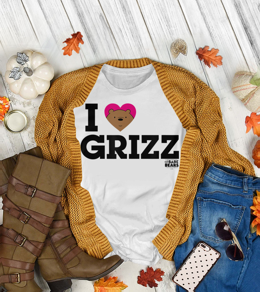 We Bare Bears I Love Grizz T-Shirt