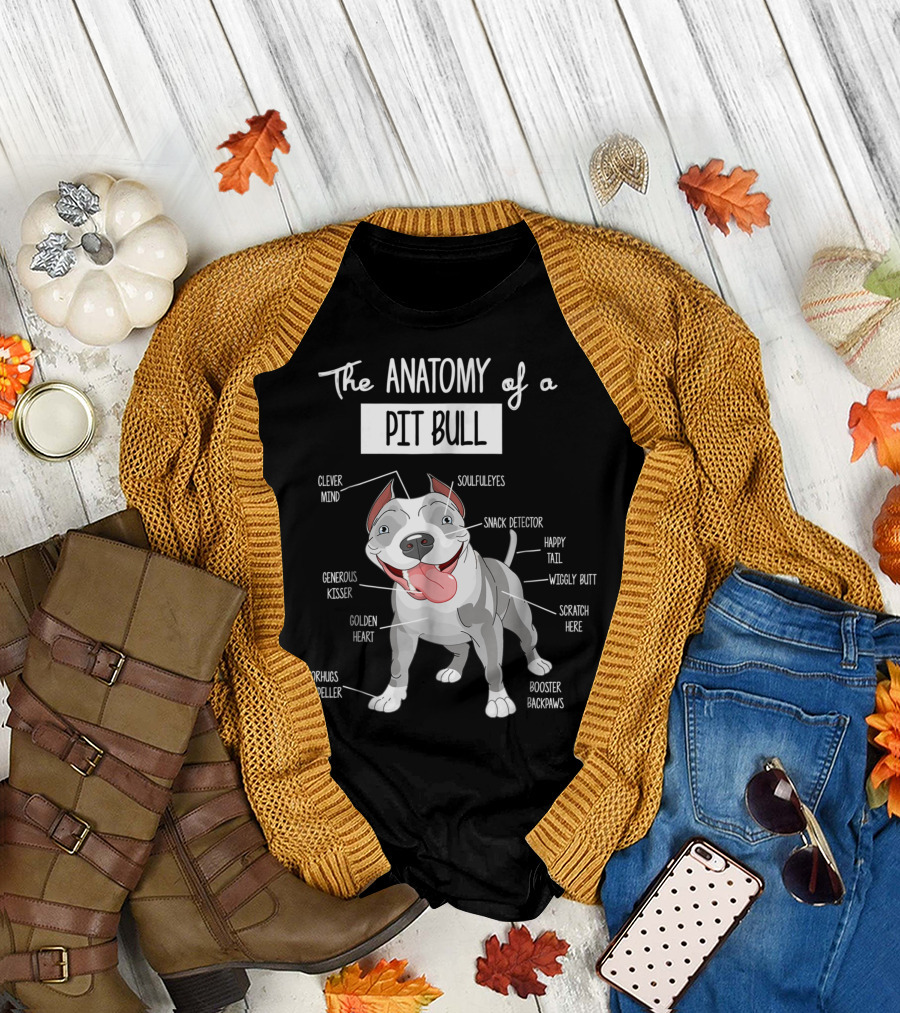 The Anatomy of a Pit Bull: Clever Mind, Soulful Eyes, Snack Detector, Generous Kisser, Golden Heart, Happy Tail, Wiggly Butt, Scratch Here, Forhugs Pr