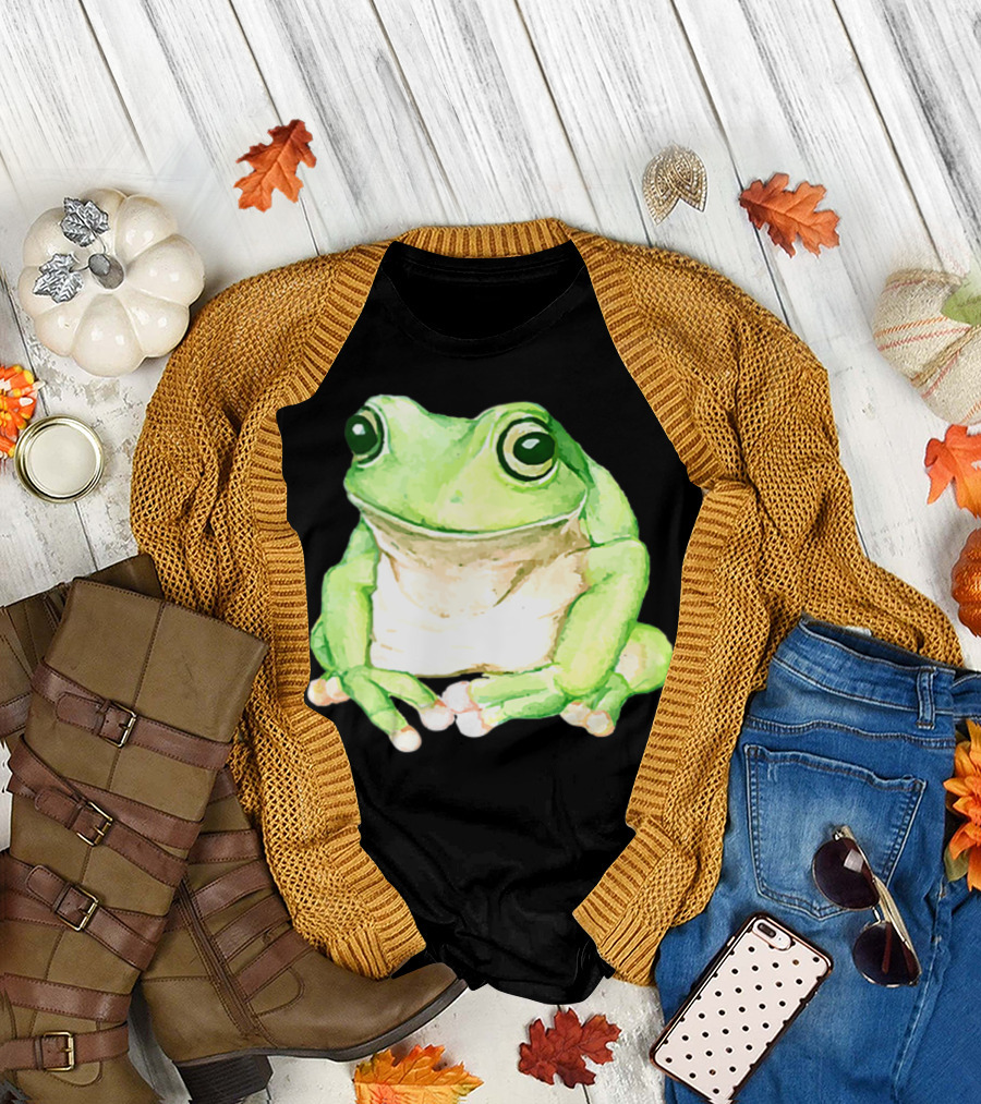 Cottagecore Aesthetic Frog T-Shirt