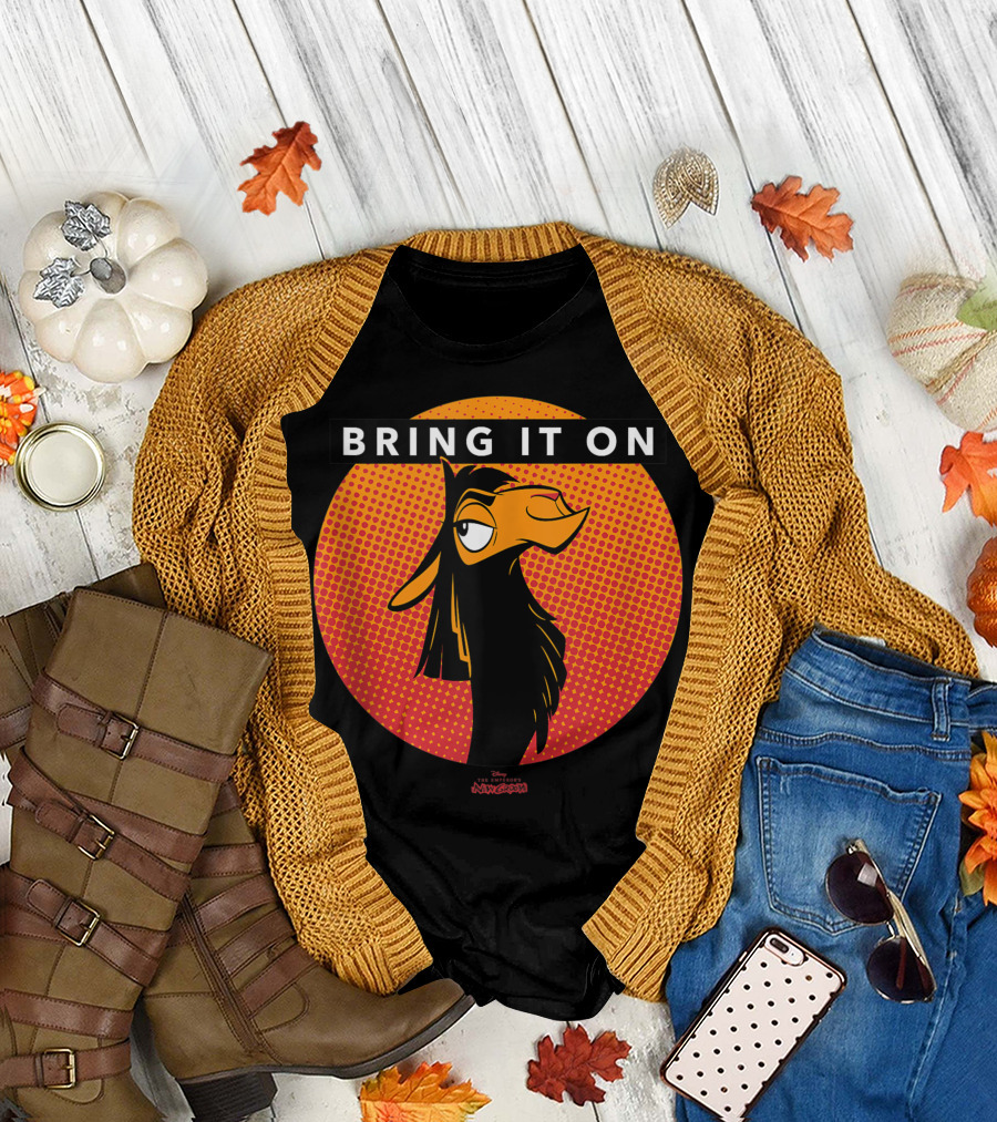 Bring It On Disney The Emperor's New Groove Llama T-Shirt