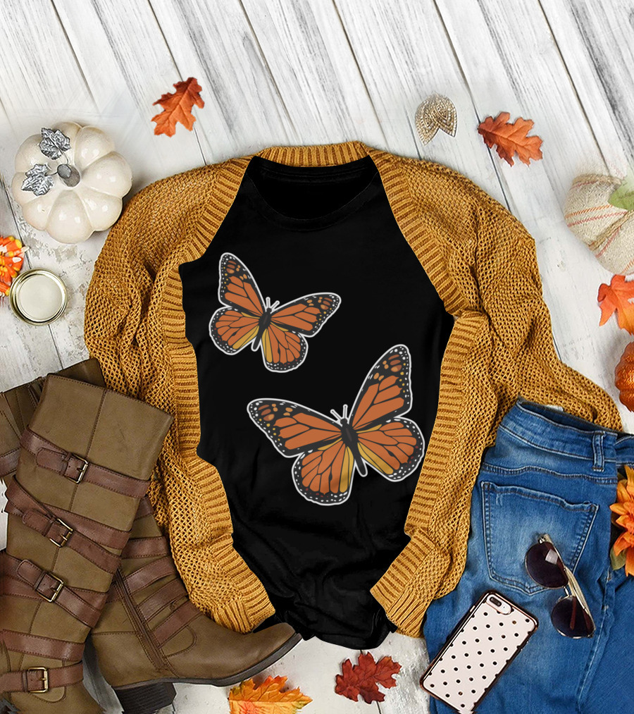 Monarch Butterfly Pair T-Shirt
