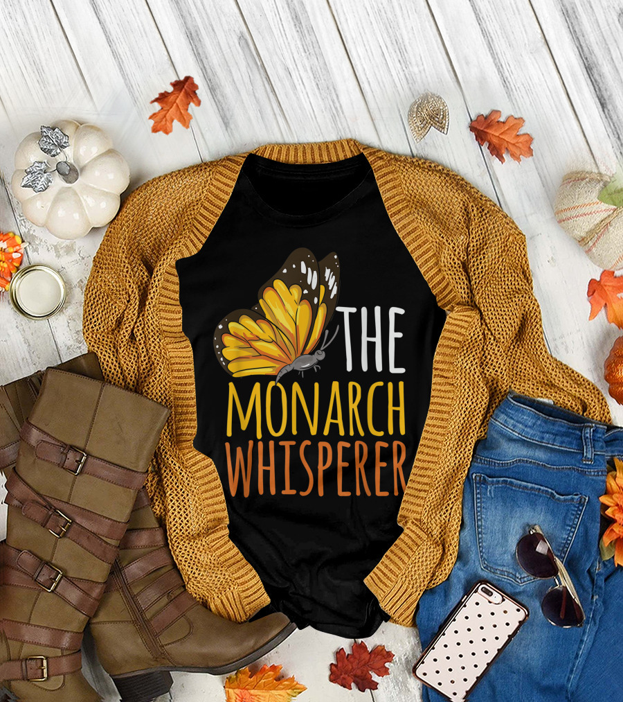 The Monarch Whisperer Butterfly Enthusiast T-Shirt