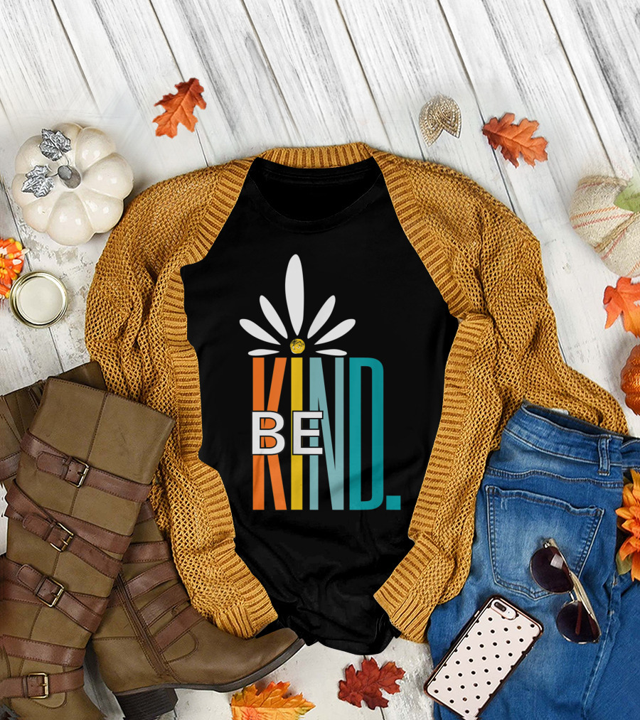 Be Kind Daisy Inspirational Cute Blessed Love T-Shirt