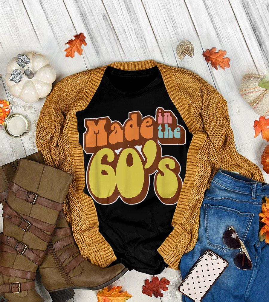 Made In The 60's Junior Retro Text T-Shirt