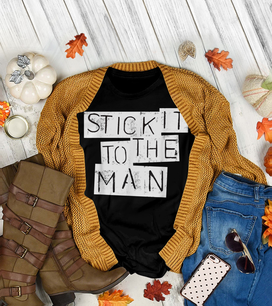 Vintage Punk Rock Stick It To The Man 70s 80s T-Shirt