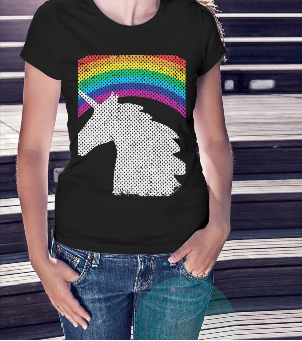 Wake Up Be Kind Repeat Rainbow Unicorn T-Shirt