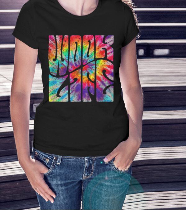 Wook Life Tie-Dye Hippie Festival Top T-Shirt