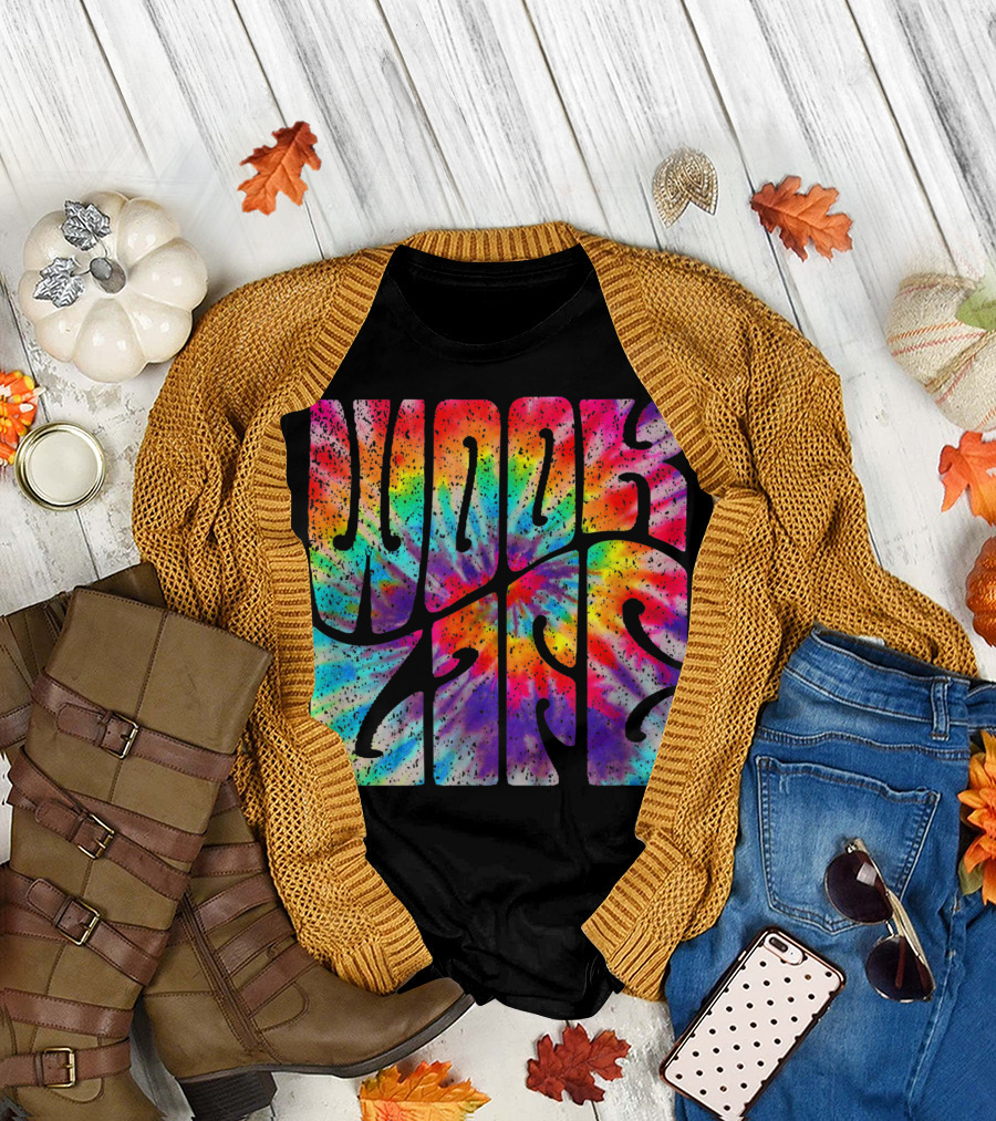 Wook Life Tie-Dye Hippie Festival Top T-Shirt