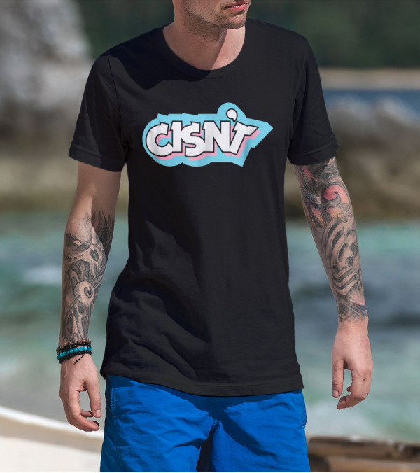 Cisnt Transgender Awareness Community Flag Colors T-Shirt
