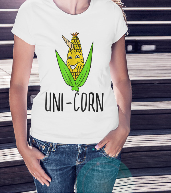 Uni Corn Pun Amaizing Corn Horn Unicorn T-Shirt