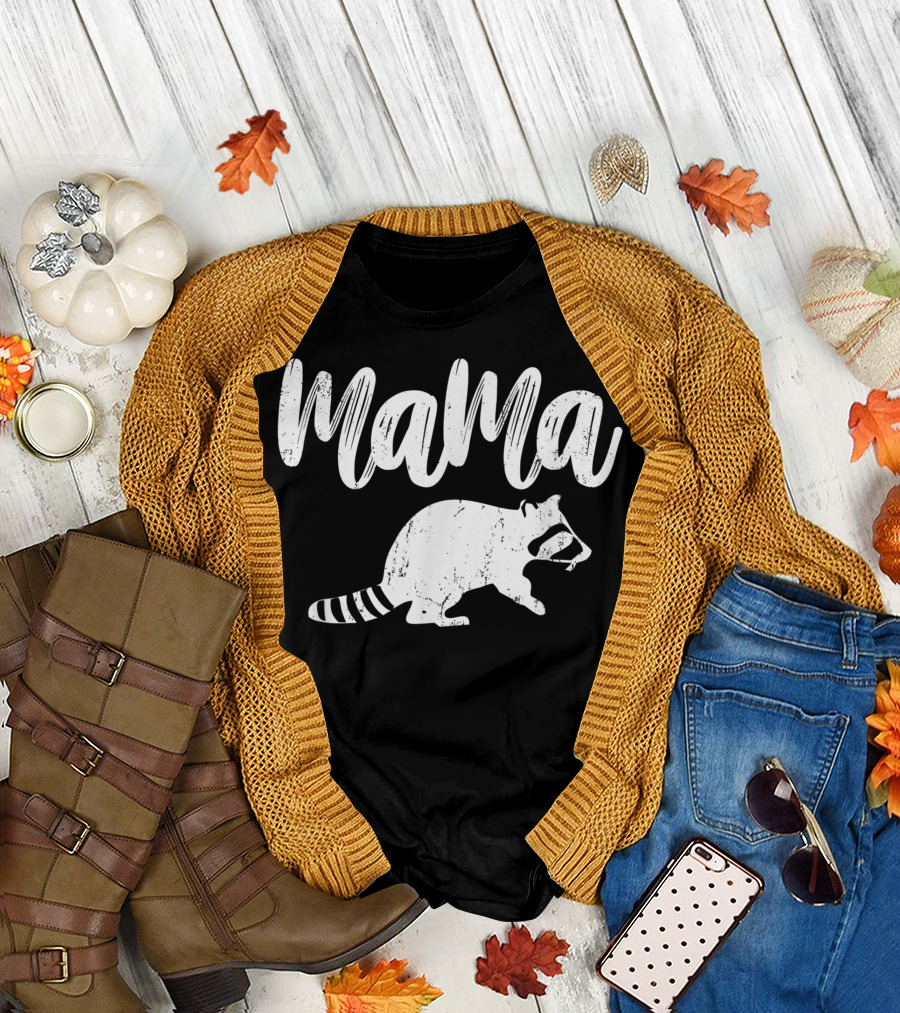 Mama Raccoon Vintage T-Shirt