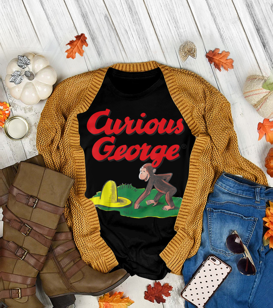 Curious George Vintage George Yellow Hat Iconic T-Shirt