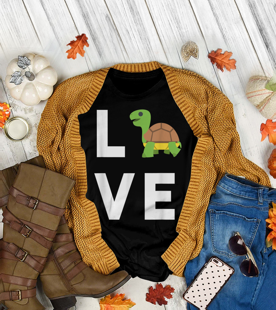 Love Cute I Love Turtles Turtle Lover Kids T-Shirt
