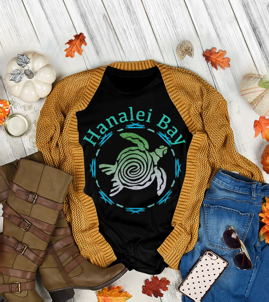 Hanalei Bay Spiral Tribal Turtle T-Shirt