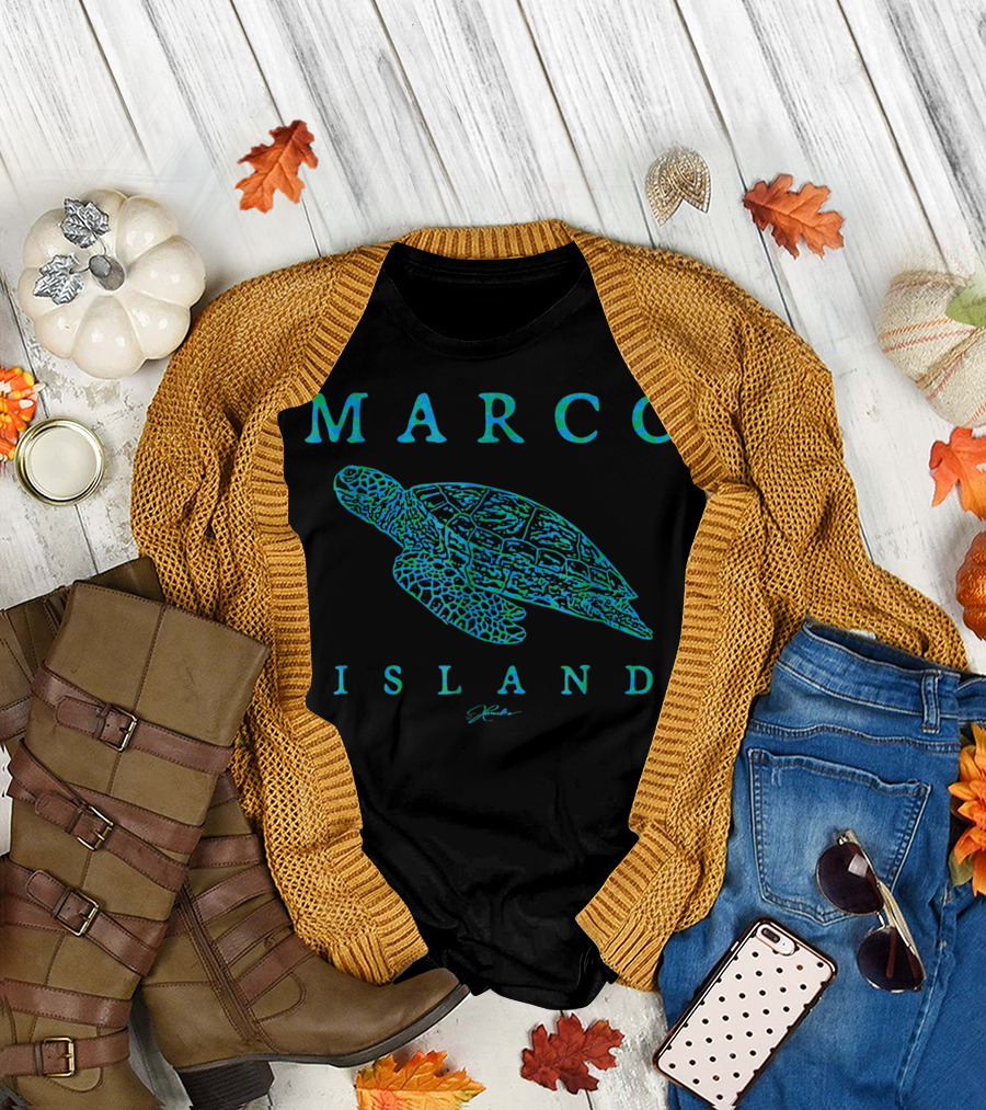 Marco Island Sea Turtle Jcombs Gliding T-Shirt