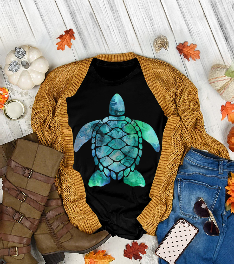 Save The Turtles Ocean Animals Sea Turtle Art Ak T-Shirt