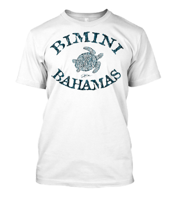 Bimini Bahamas Sea Turtle Jcombs T-Shirt