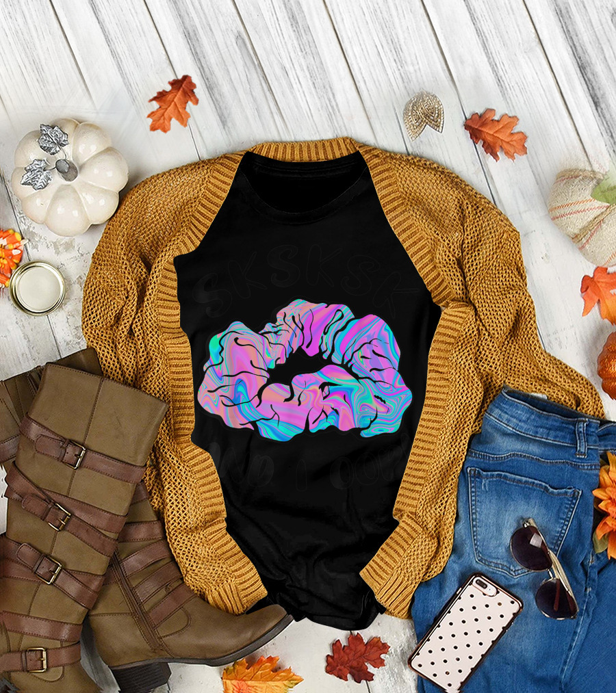 SKSKSK And I Oop Scrunchies Save The Turtle Slang T-Shirt
