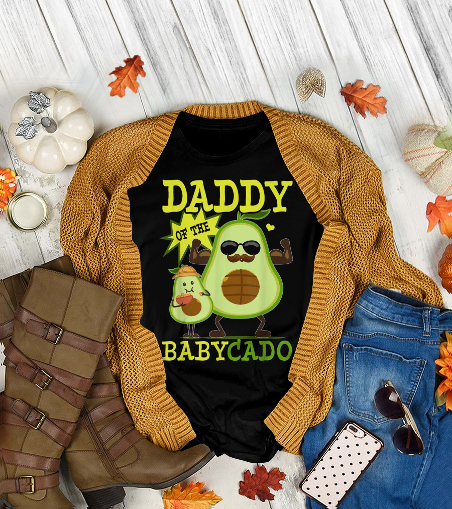 Daddy of the Babycado Avocado Vegan Family Fun T-Shirt