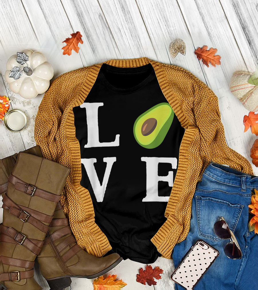 Love Avocado Lover Food Rq T-Shirt