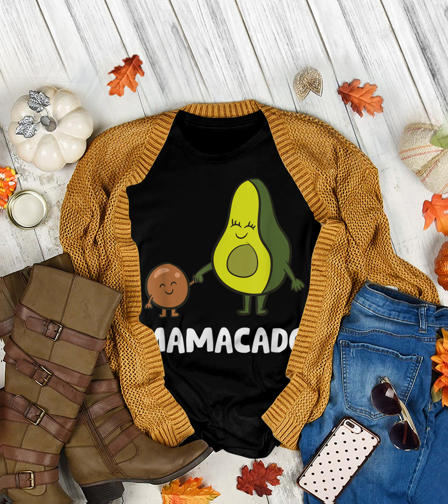 Mamacado Avocado Mama Avocado Mom Seed Duo T-Shirt