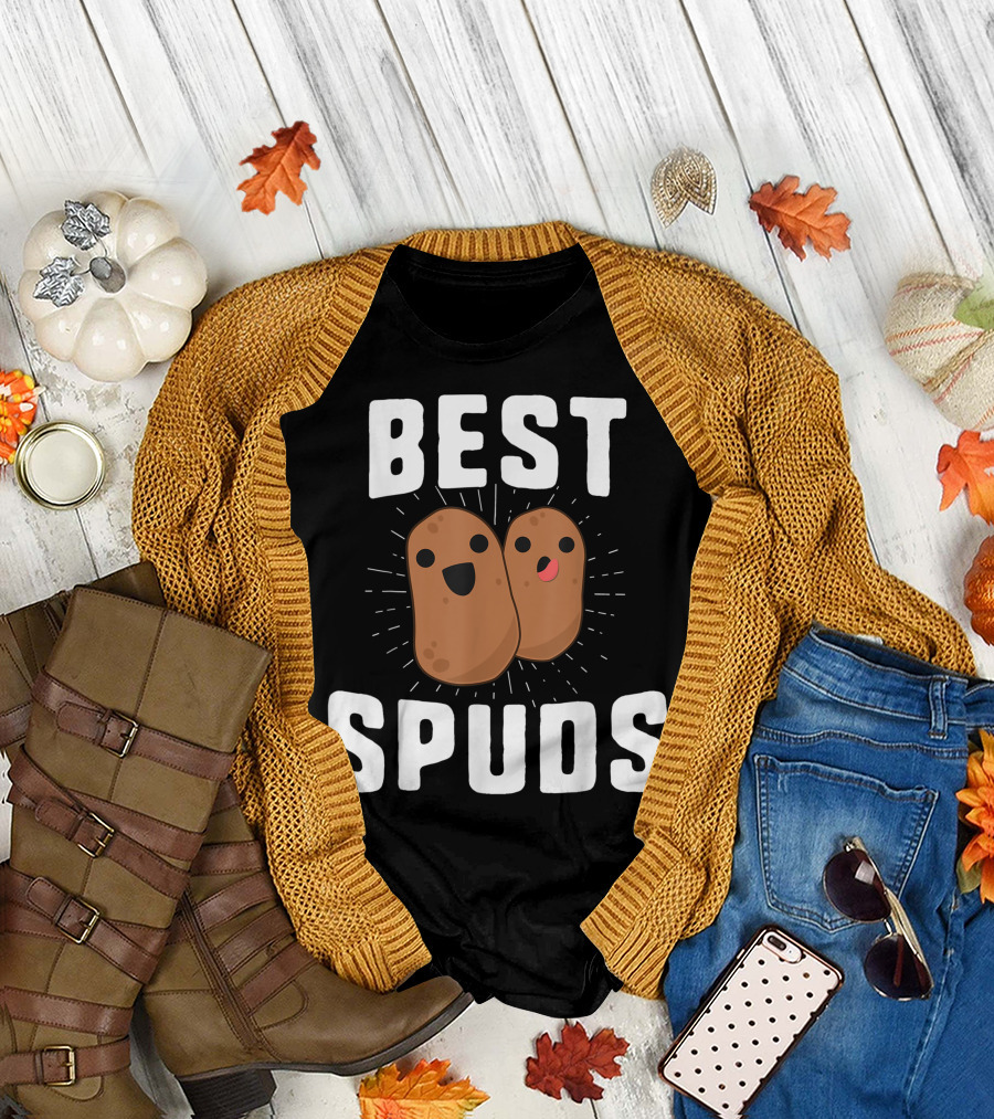 Best Spuds Potato Friend Team Food Humor T-Shirt