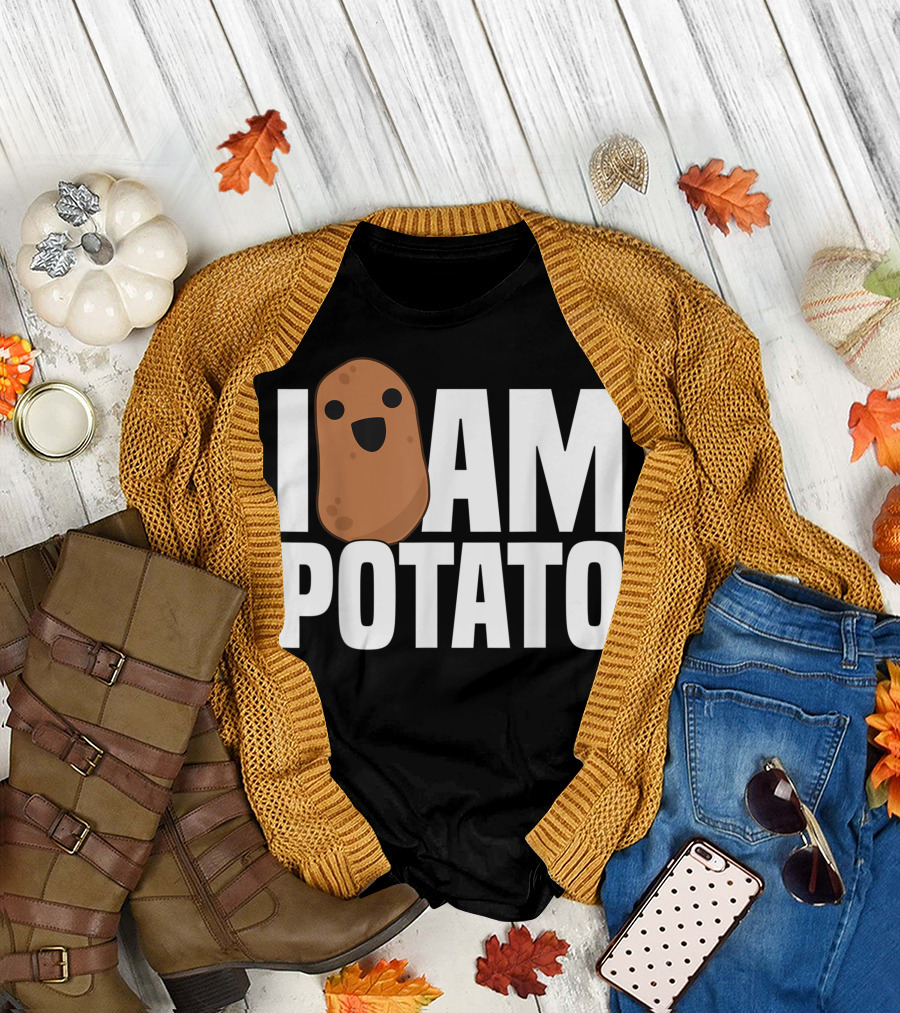 I Am Potato Humor Vegetable Food Joke T-Shirt