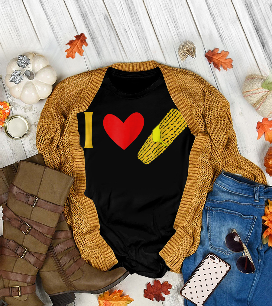 I Love Buttered Corn On The Cob T-Shirt