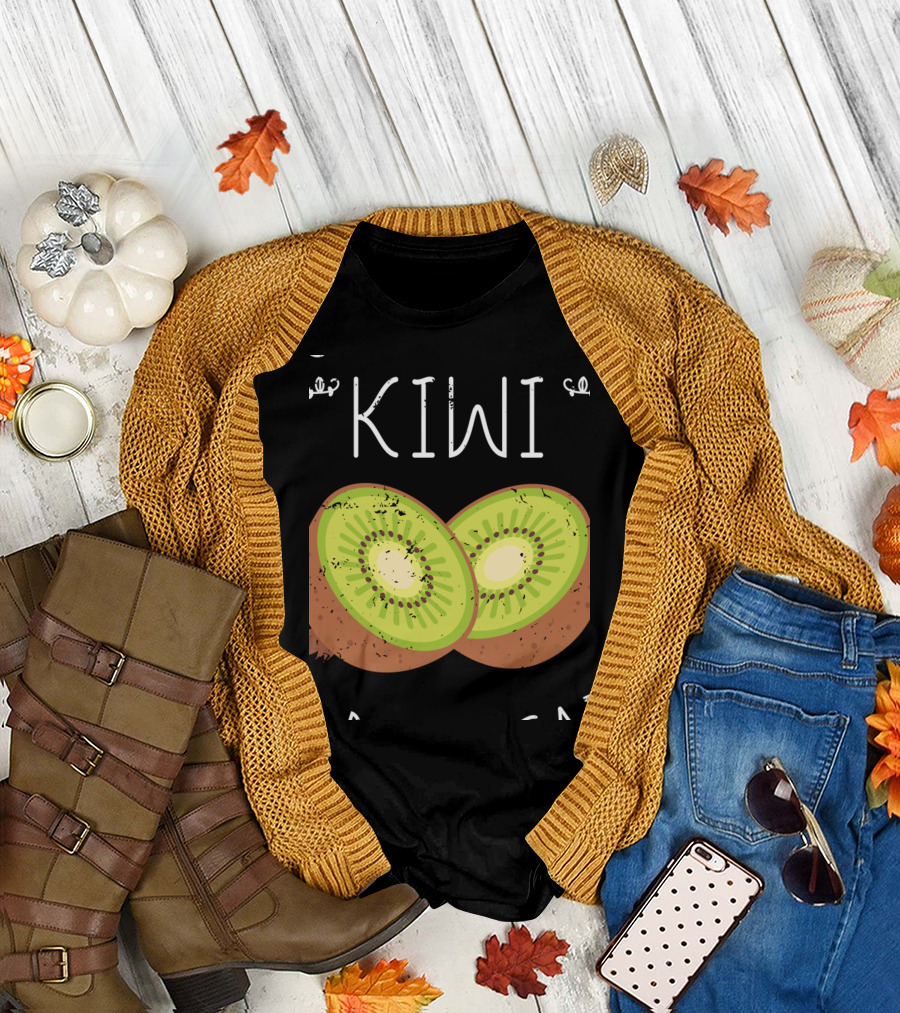 Kiwi Fruit Hold The Kiwi To My Heart T-Shirt