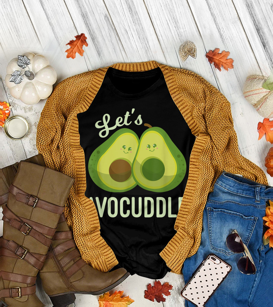 Let's Avocuddle Avocado Vegan Lover T-Shirt