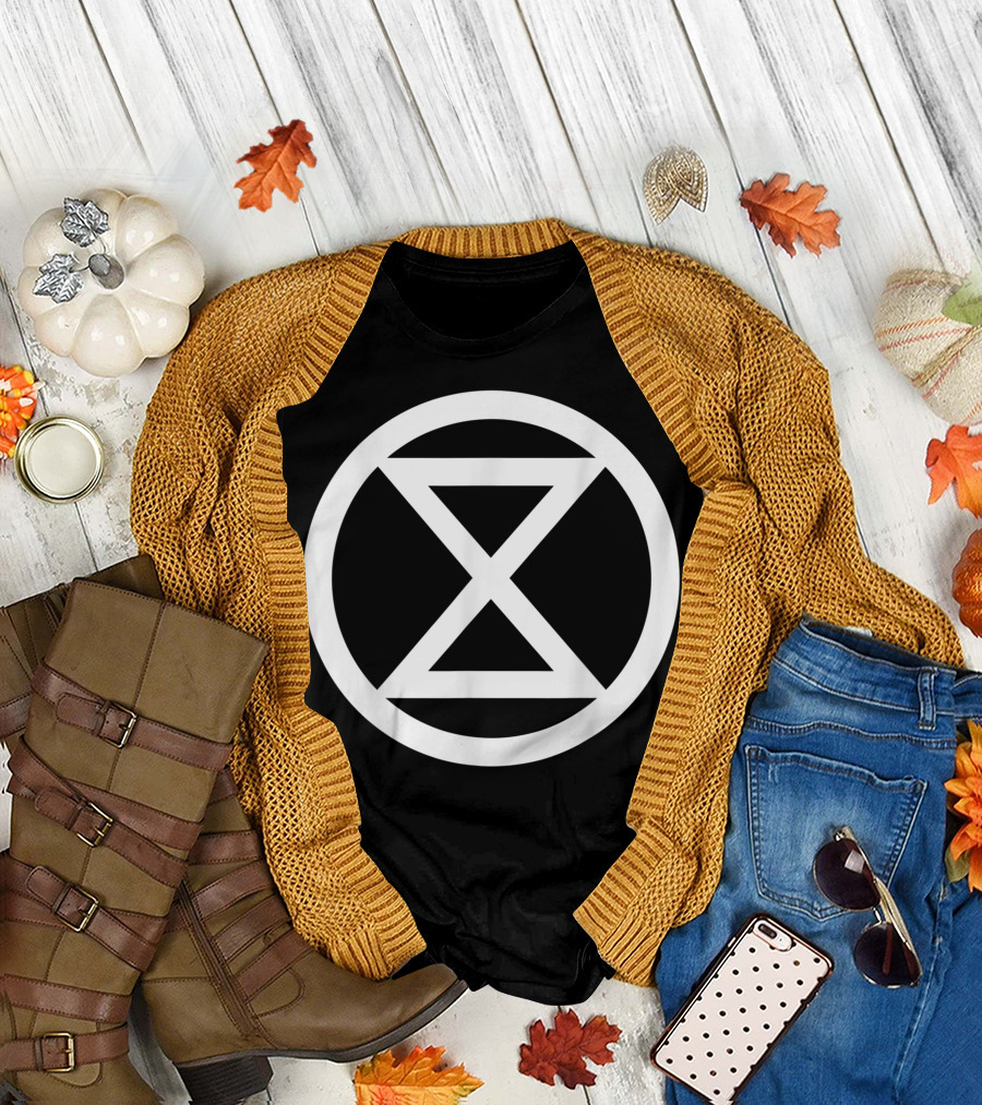 Extinction Rebellion Rebel For Life Climate Change Carbon T-Shirt