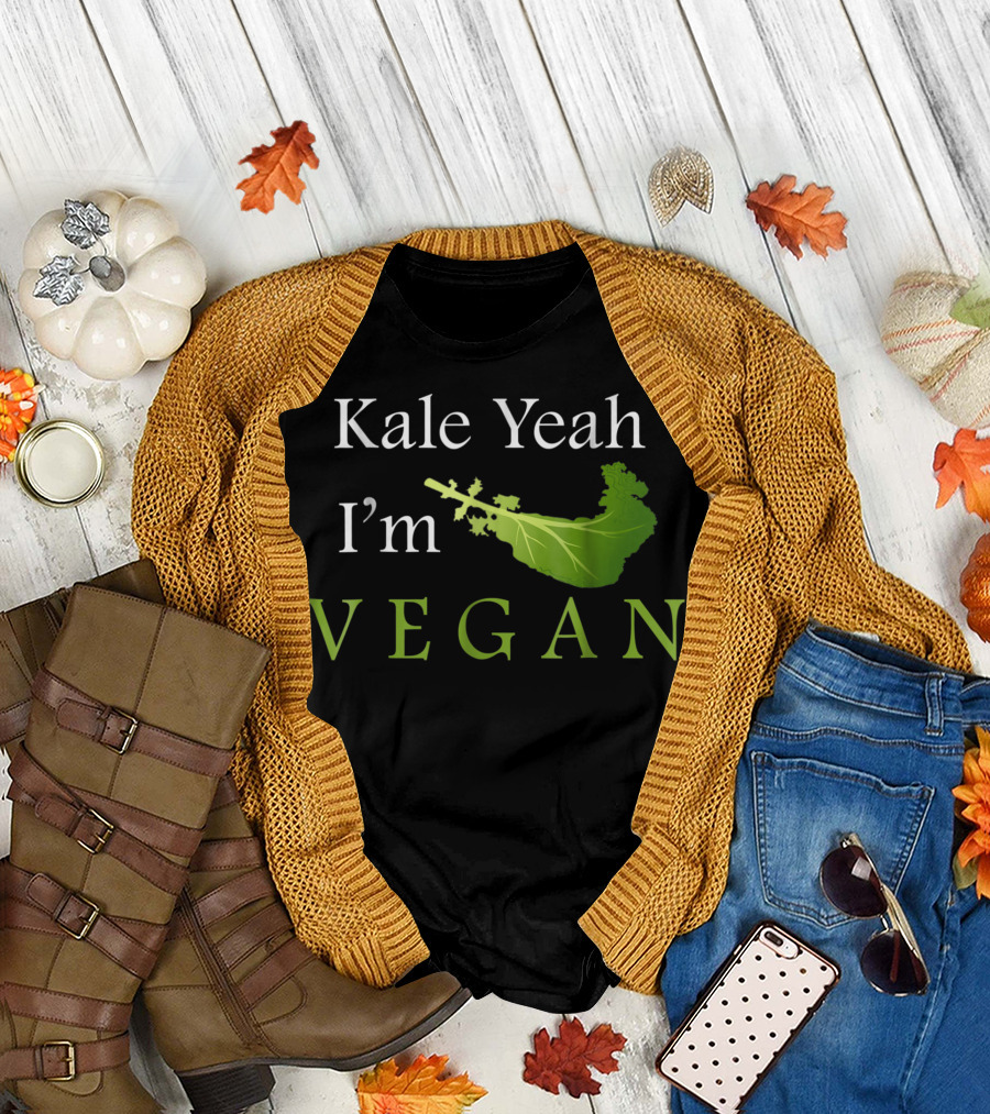 Kale Yeah I'm Vegan Leaf T-Shirt