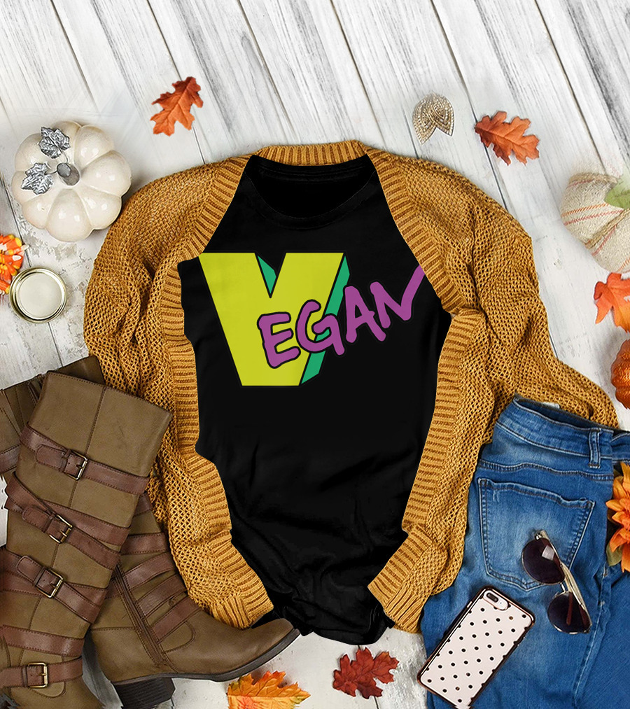 VEGAN Bold Lettering T-Shirt
