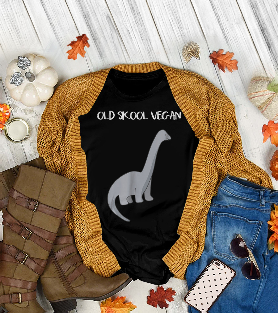 OLD SKOOL VEGAN Dinosaur T-Shirt
