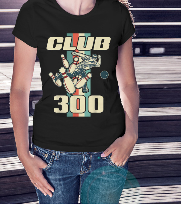 Club 300 Bowling Vintage 300 Bowling T-Shirt