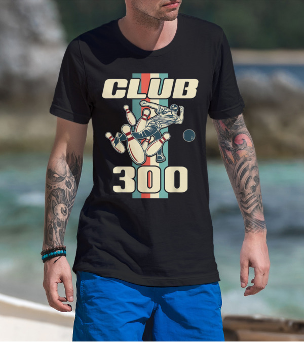Club 300 Bowling Vintage 300 Bowling T-Shirt