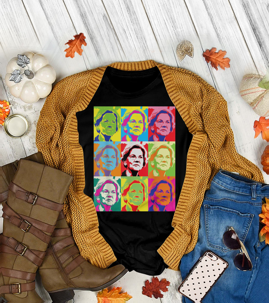 Elizabeth Warren Pop Art Superstar T-Shirt