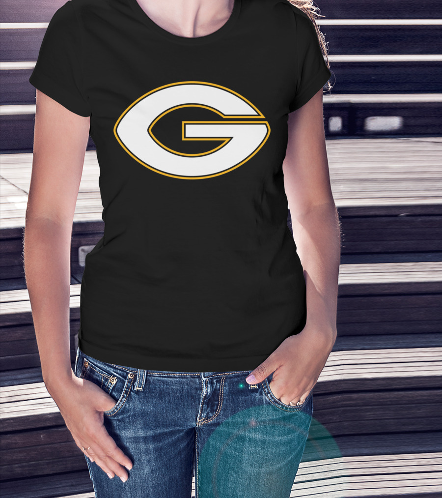 Green Bay Packers Football Oval G T-Shirt