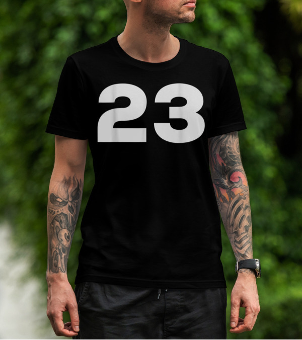 Number 23 Jersey Sport Team T-Shirt