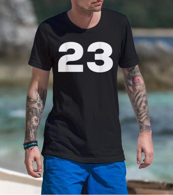 Number 23 Jersey Sport Team T-Shirt