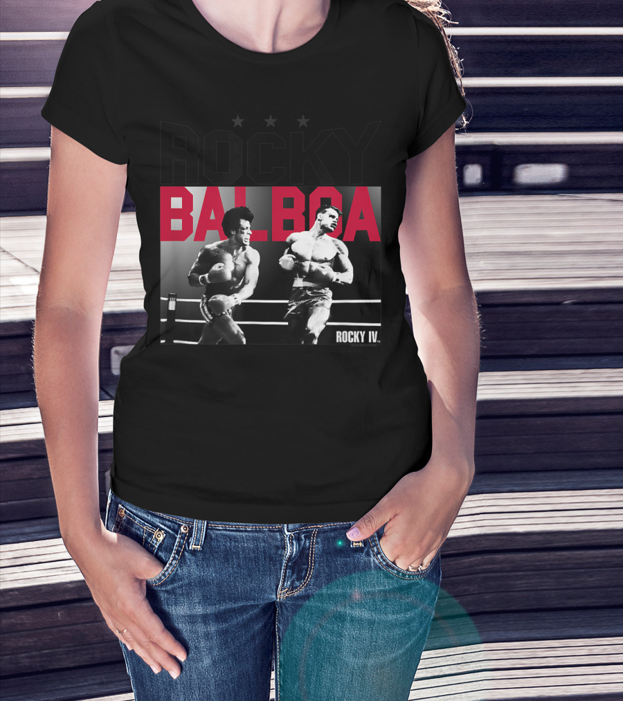 Rocky Balboa Rocky IV Classic Look Boxing Match 30181 T-Shirt